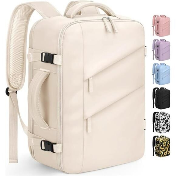 TSA approved travel laptop backpack personal item carry on bag for women men bei - Picture 7 of 7